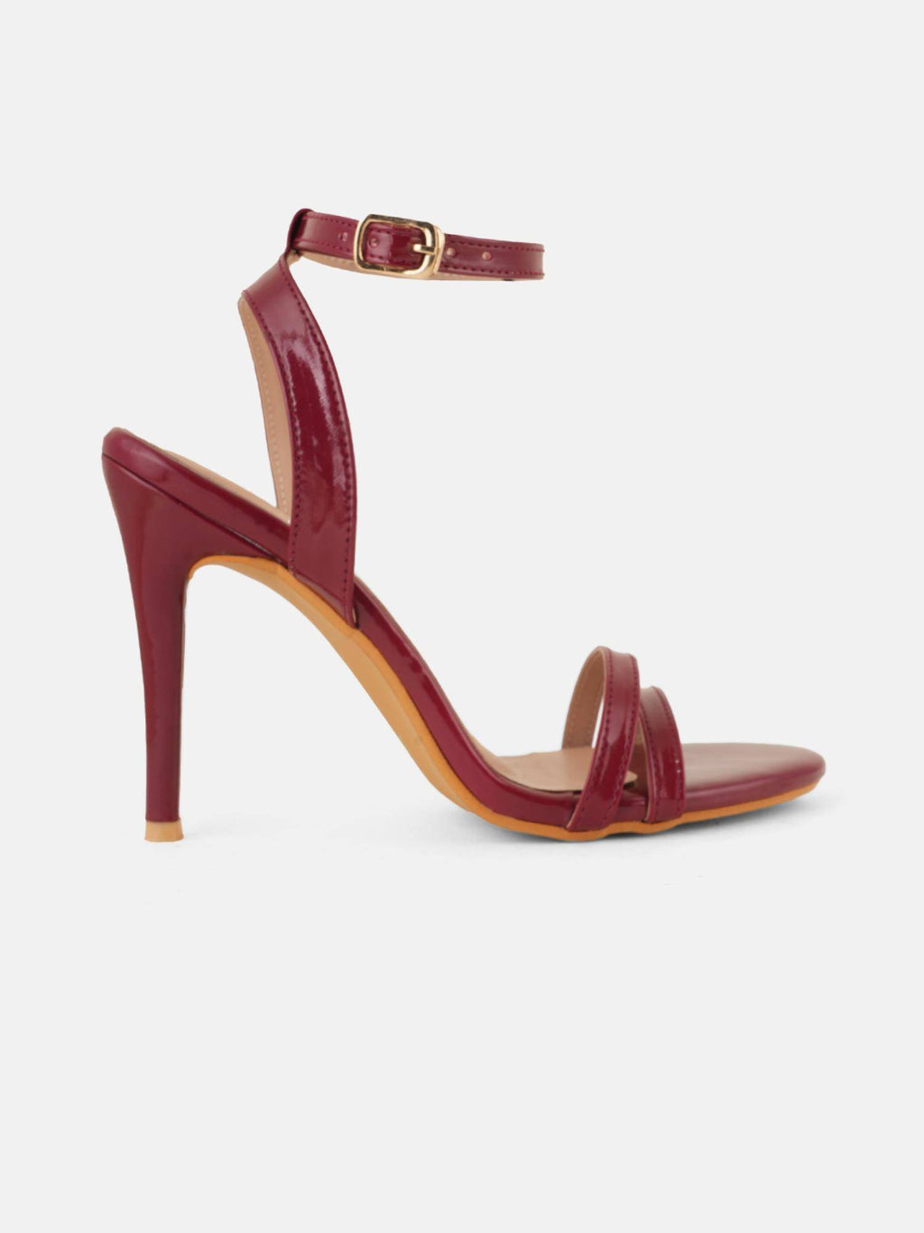 Womens Maroon Party Heels | H78 - view 2