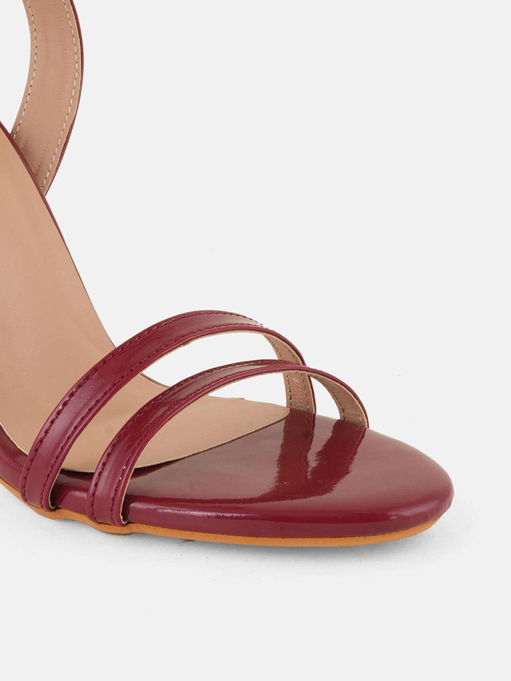 Womens Maroon Party Heels | H78 - view 4