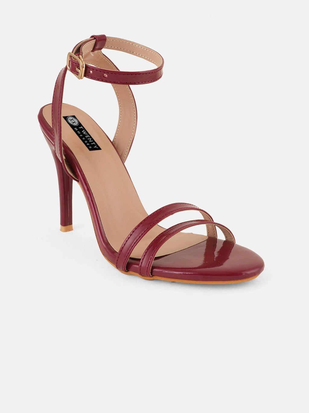 Womens Maroon Party Heels | H78 - view 5