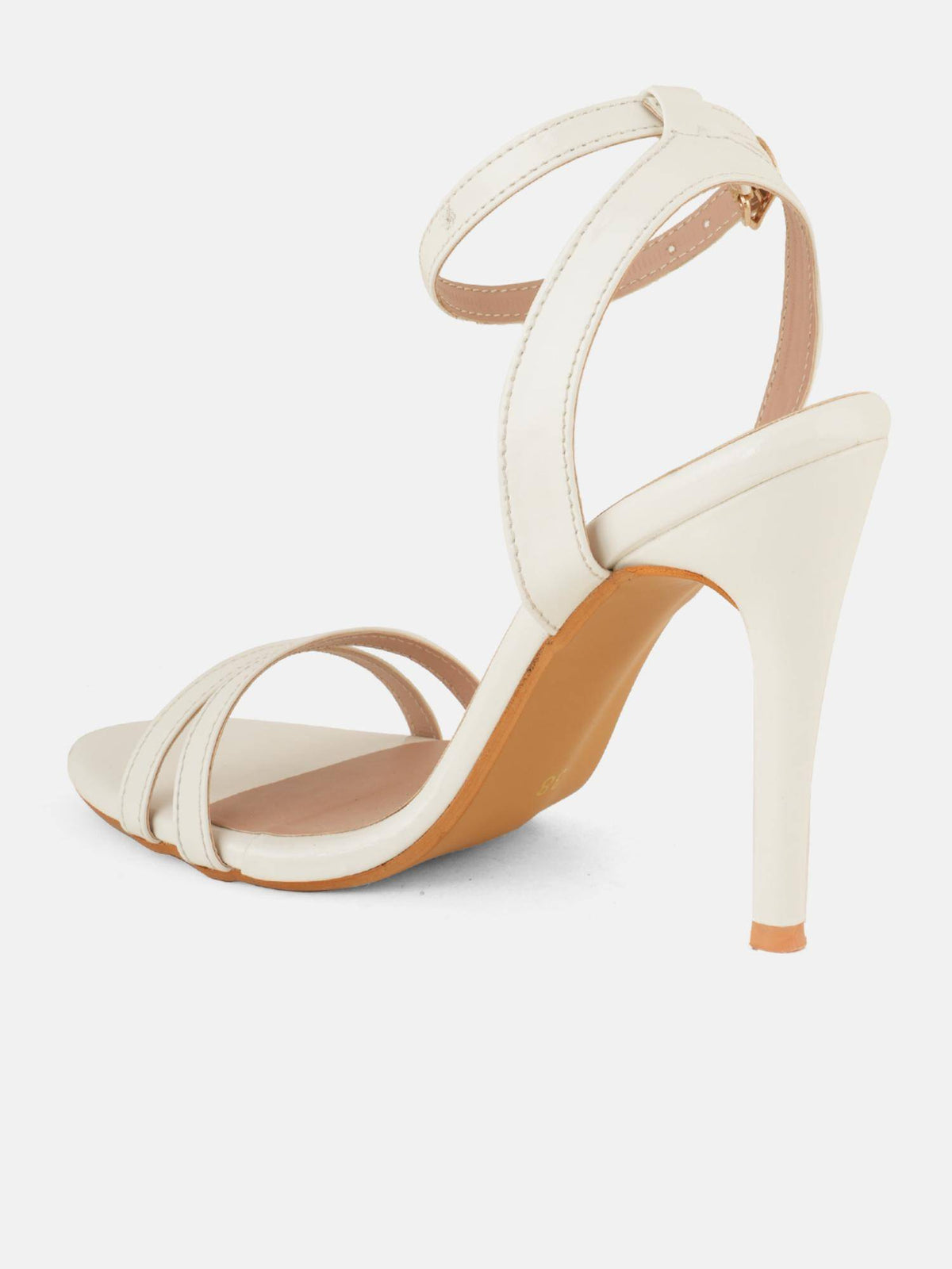 Womens White Party Heels | H78 - view 3