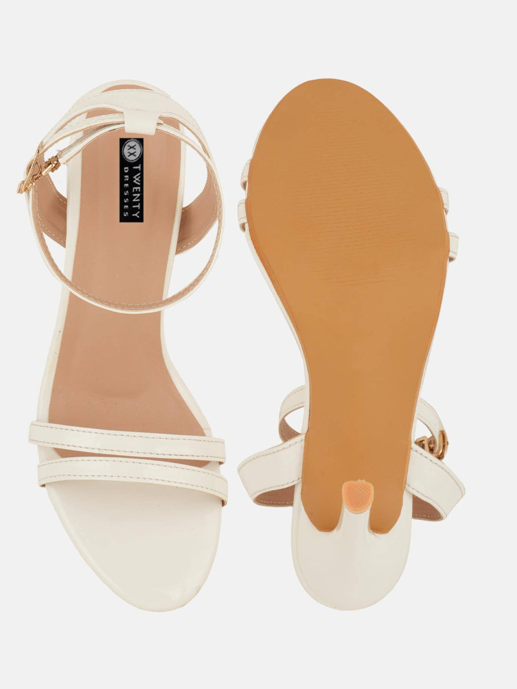 Womens White Party Heels | H78 - view 6