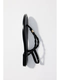 Women Black Twist-Detail Sandals | SD89 - view 1