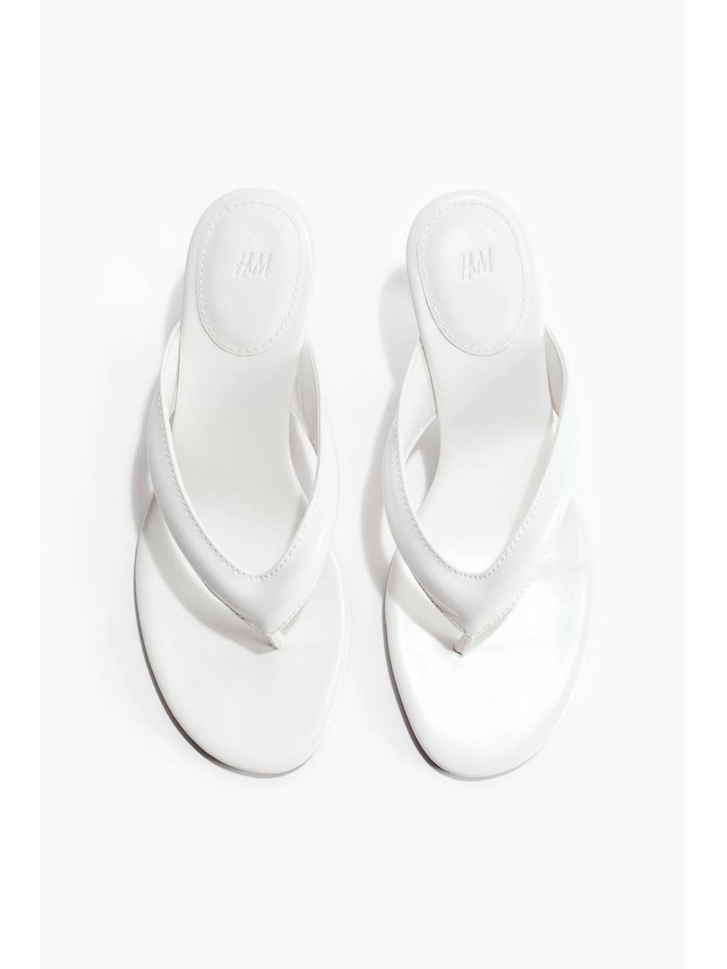 Women White Heeled Sandals | H78 - view 3