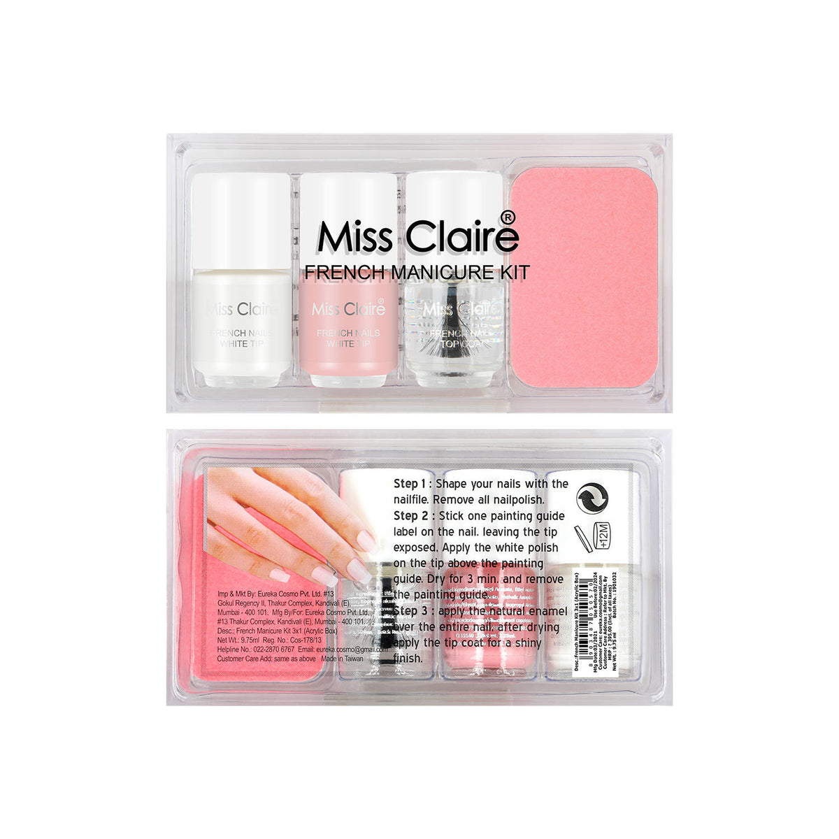 French Manicure Kit With Acrylic Box | T32 - view 7