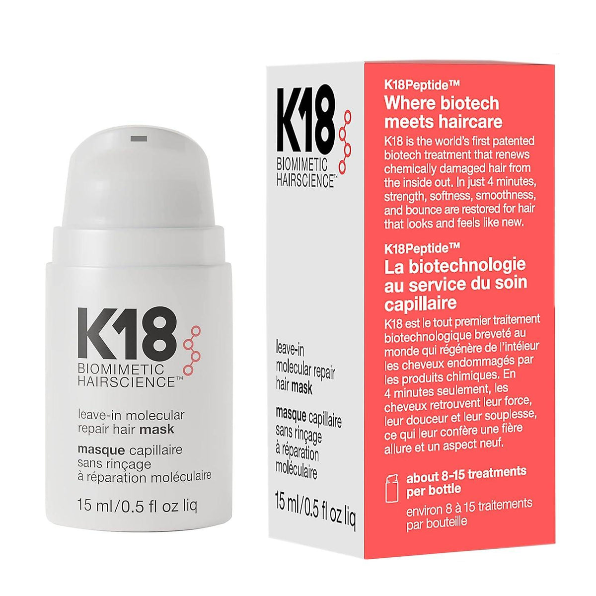 Leave-in Molecular Repair Hair Mask | H85 - view 2