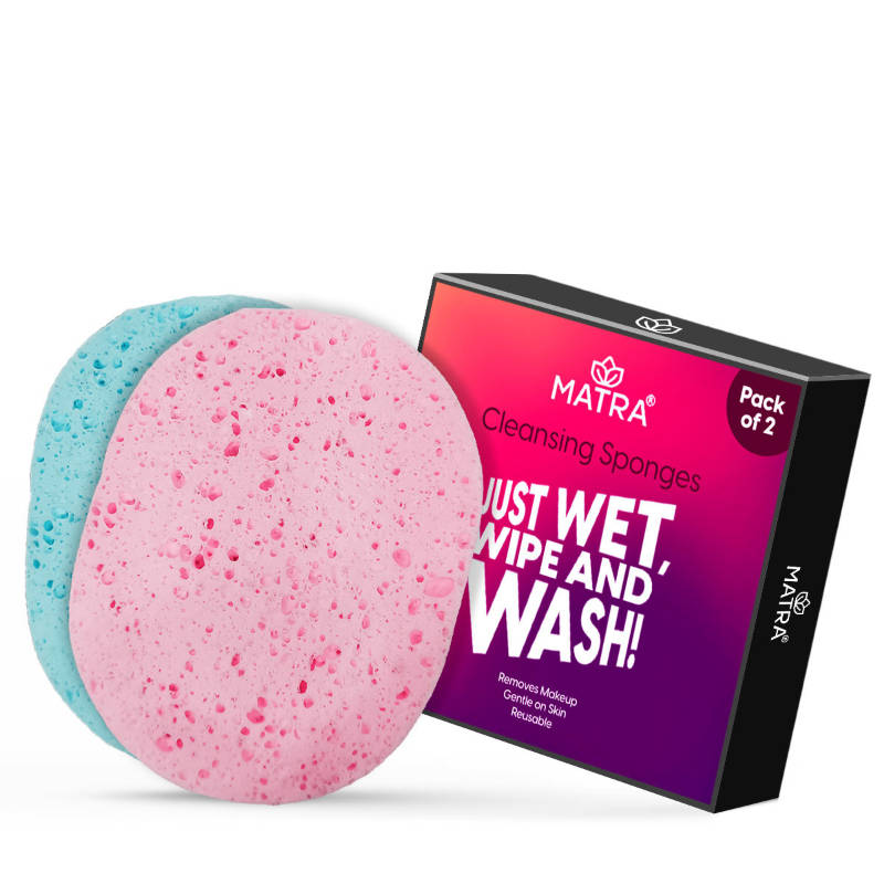 Face Cleansing Sponge Pad Puff - Pack of 2 | T32 - view 1