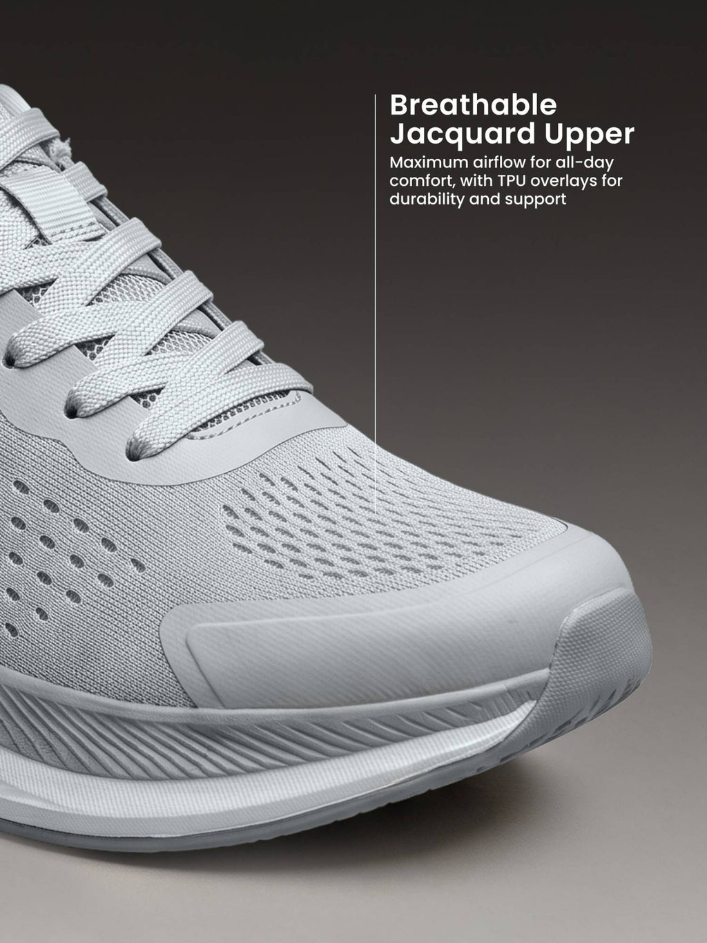 Women's GlideRise Running Shoes - Grey | SH9 - view 6