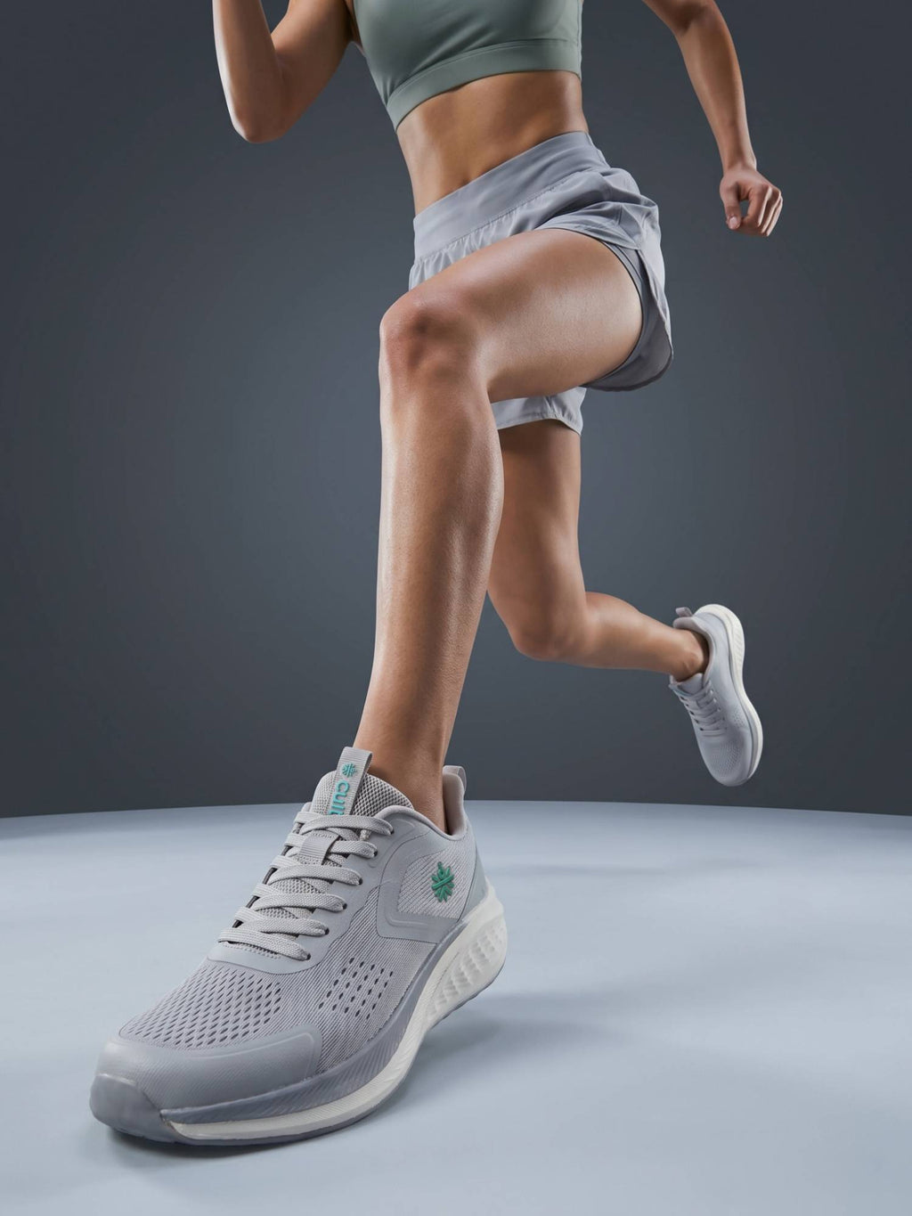 Women's GlideRise Running Shoes - Grey | SH9 - view 8