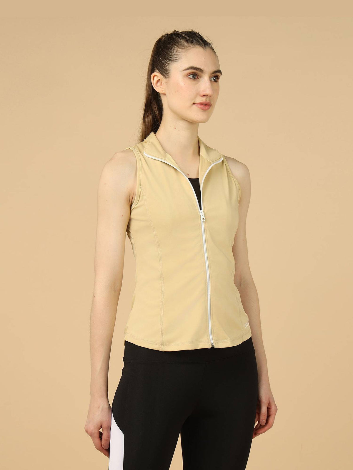 Women Cinch Beige Jacket | JK12 - view 5