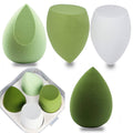 4 Makeup Sponges In Box (Beauty Applicator Puffs & Storage Case) | T32 - view 1