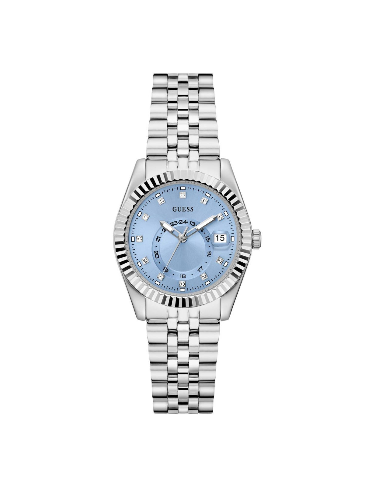 Ice Blue Round Dial Analog Women Watch - GW0936L1 | W92 - view 1