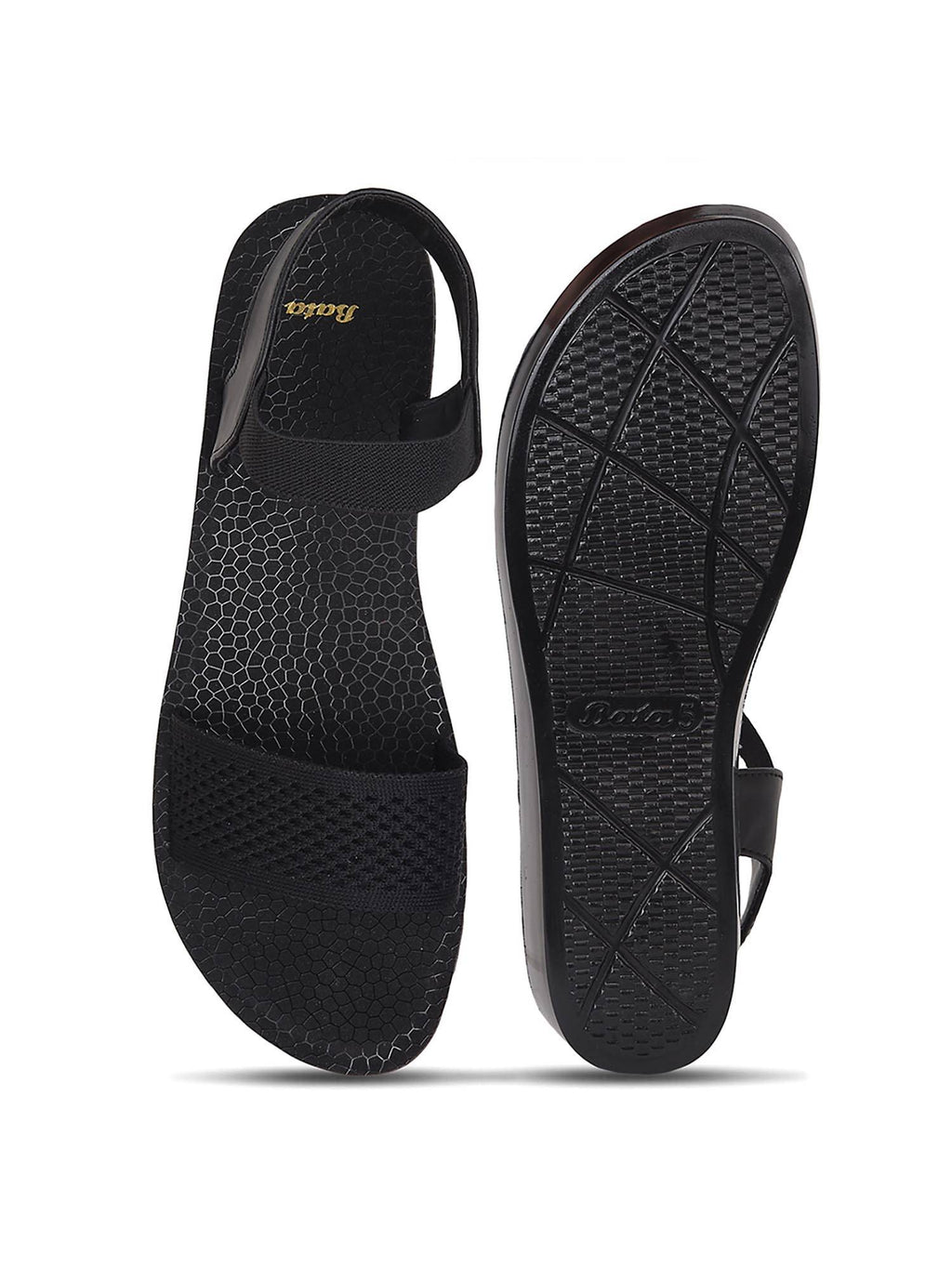 Women Black Casual Sandals | SD89 - view 4