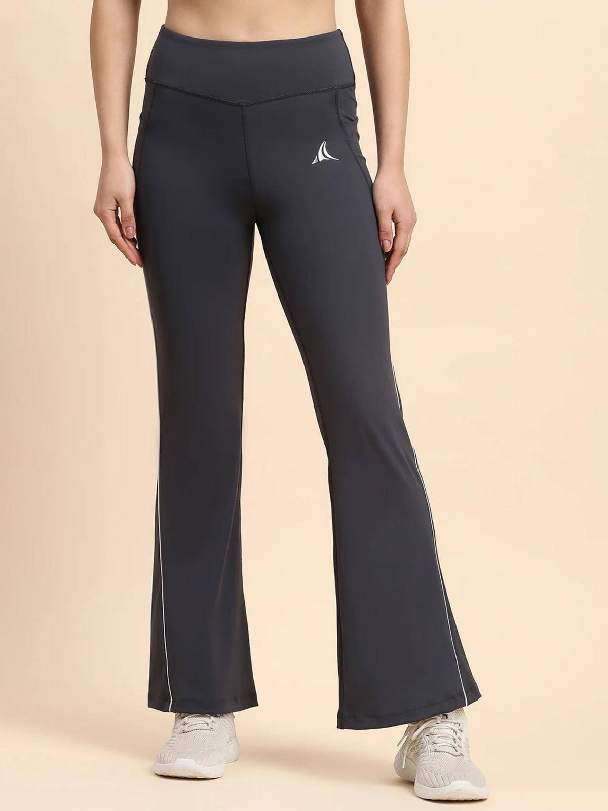 Charcoal Flareflex Performance High-Waist Flared Leggings | L90 - view 1