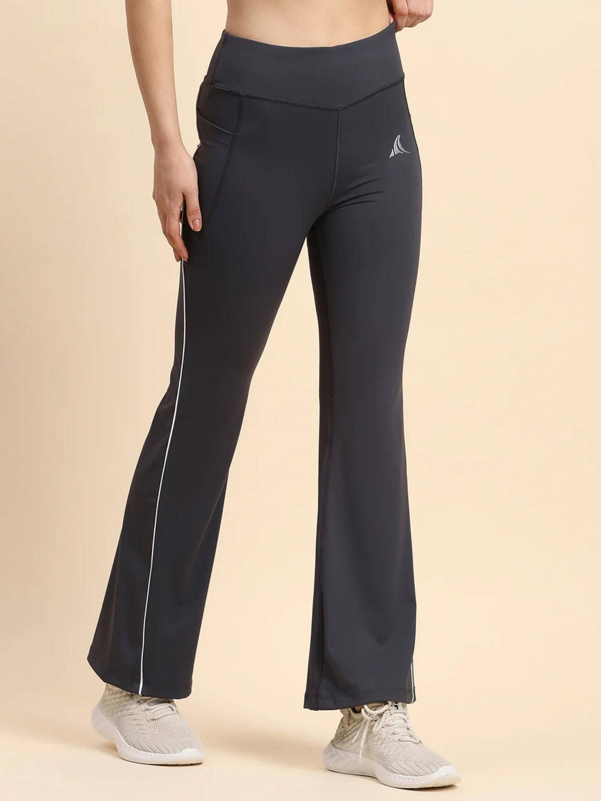 Charcoal Flareflex Performance High-Waist Flared Leggings | L90 - view 3
