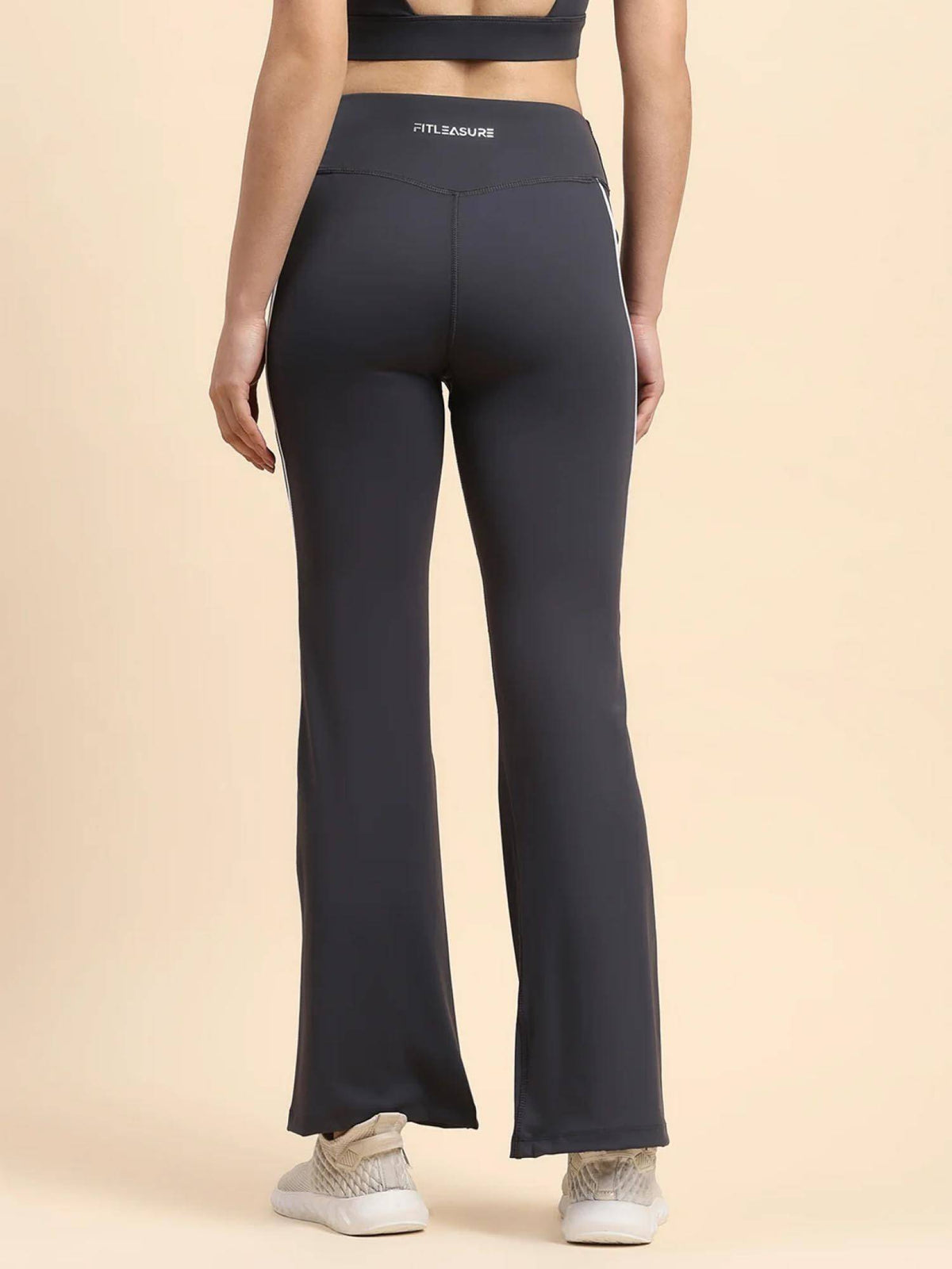 Charcoal Flareflex Performance High-Waist Flared Leggings | L90 - view 4