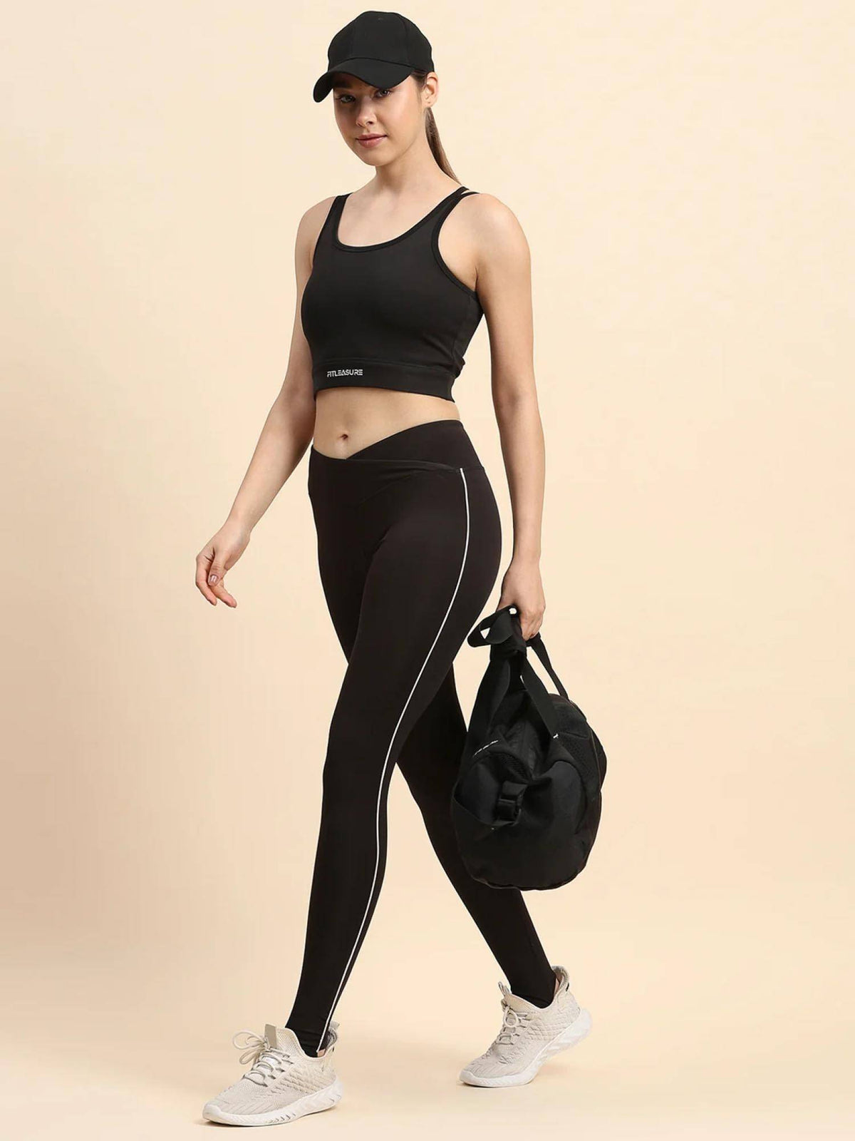 Black Corefit Performance Leggings | L90 - view 5