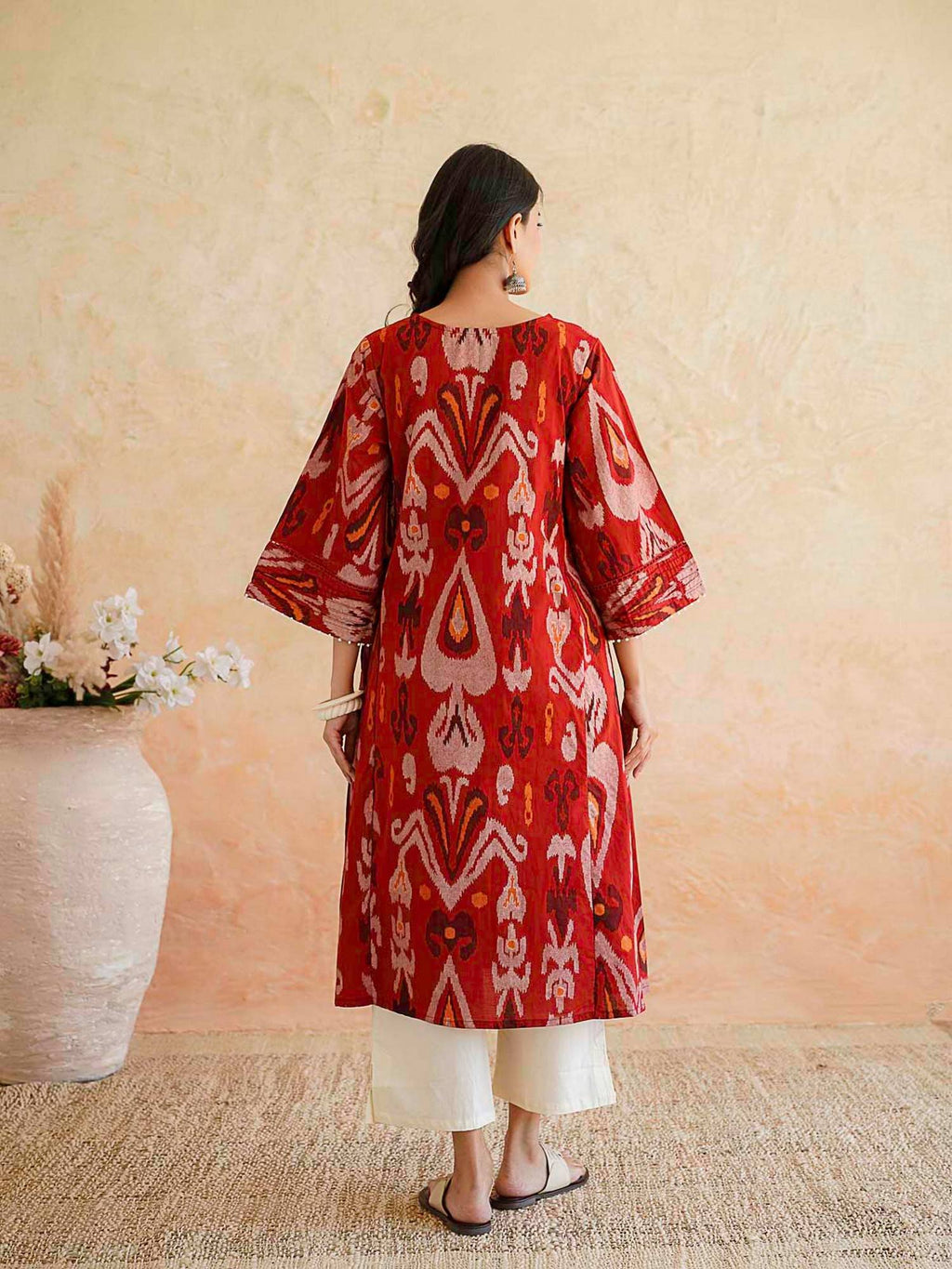 Green Printed Ultimate Kurta | KDG - view 12