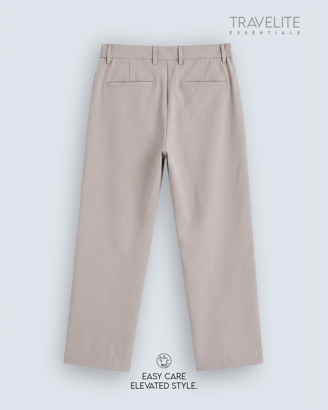 Travelite Straight Fit Trousers | Essential | Khaki