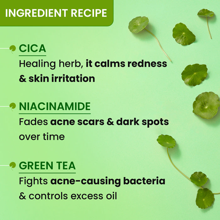 Cica + Niacinamide Toner with Green Tea
