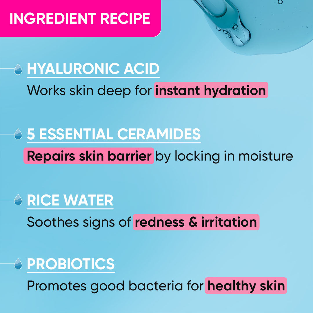 Hyaluronic & Ceramides Hydrating Face Serum