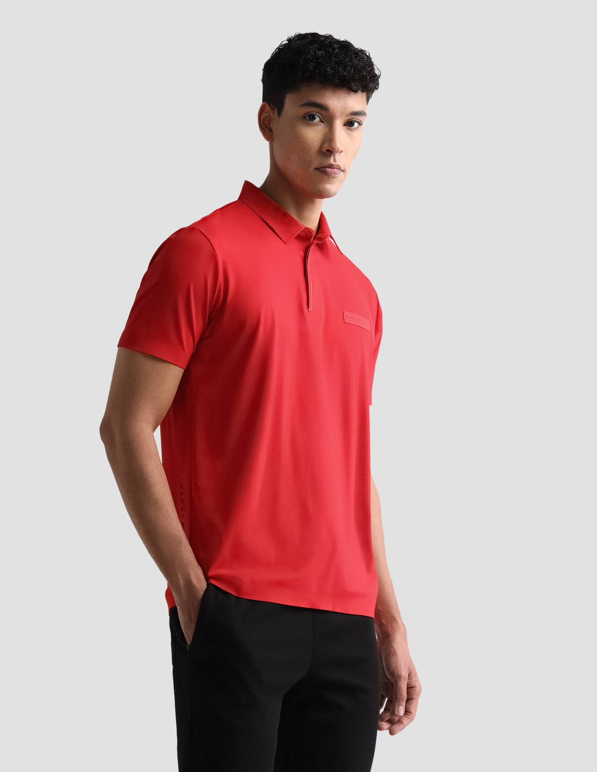 Solid Slim Fit Active Polo Shirt USP0