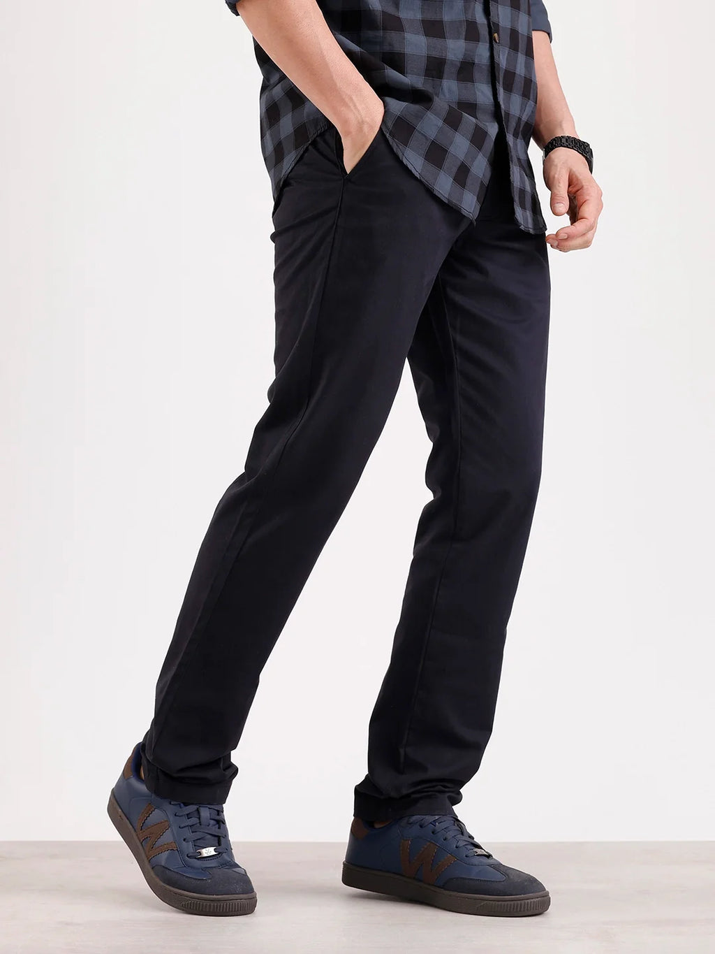 Classic Slim Fit Trouser | Black