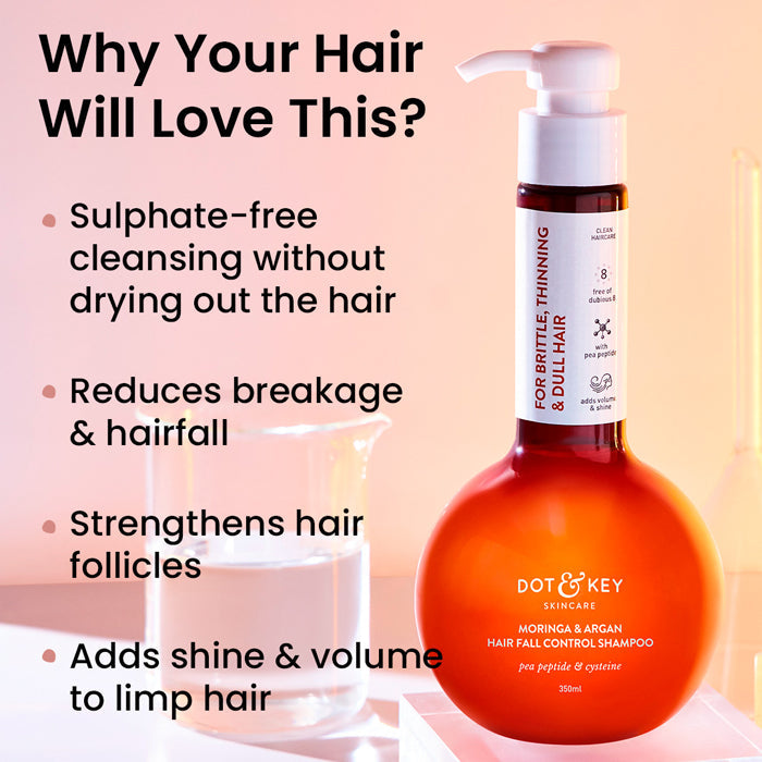 Moringa & Argan Oil Hair Fall Control Shampoo