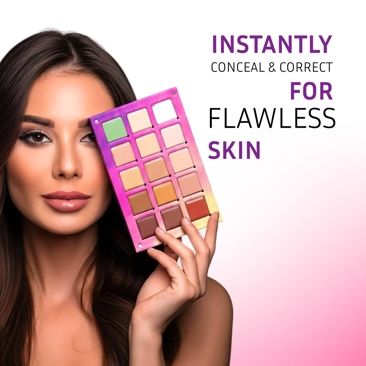 Beauty Concealer, Colour Corrector & Contour Palette | F14 - view 5