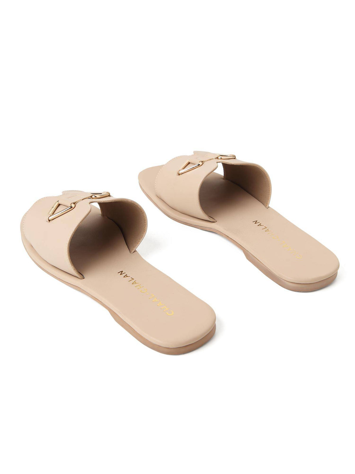 Thea Beige Flats | F61 - view 3