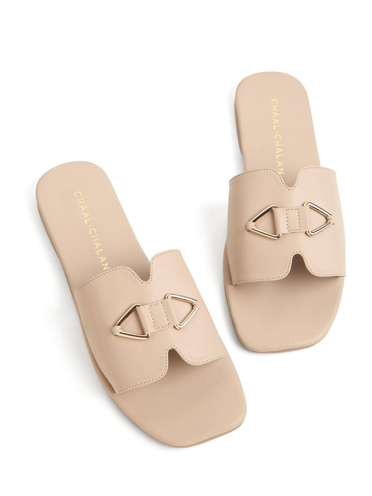 Thea Beige Flats | F61 - view 5