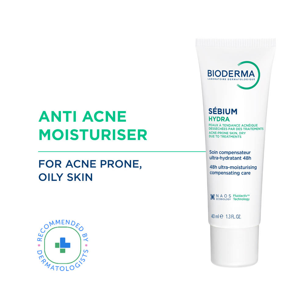 Moisturizer Sebium Hydra for Oily, Acne-Prone Skin with Ceramides for 24H Hydration | B20 - view 1