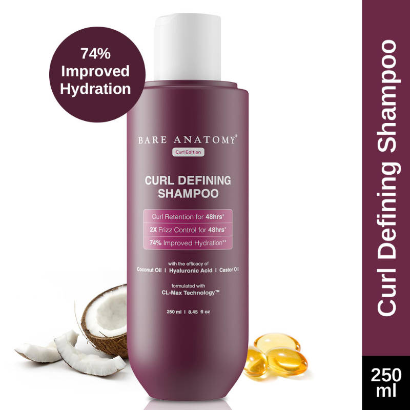Curl Defining Shampoo with Coconut Oil & Castor Oil Sulphate & Paraben Free Shampoo | H85 - view 1