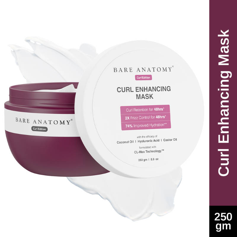 Curl Enhancing Hair Mask Coconut Oil & Castor Oil Hair Mask for Dry & Frizzy Hair | H85 - view 1