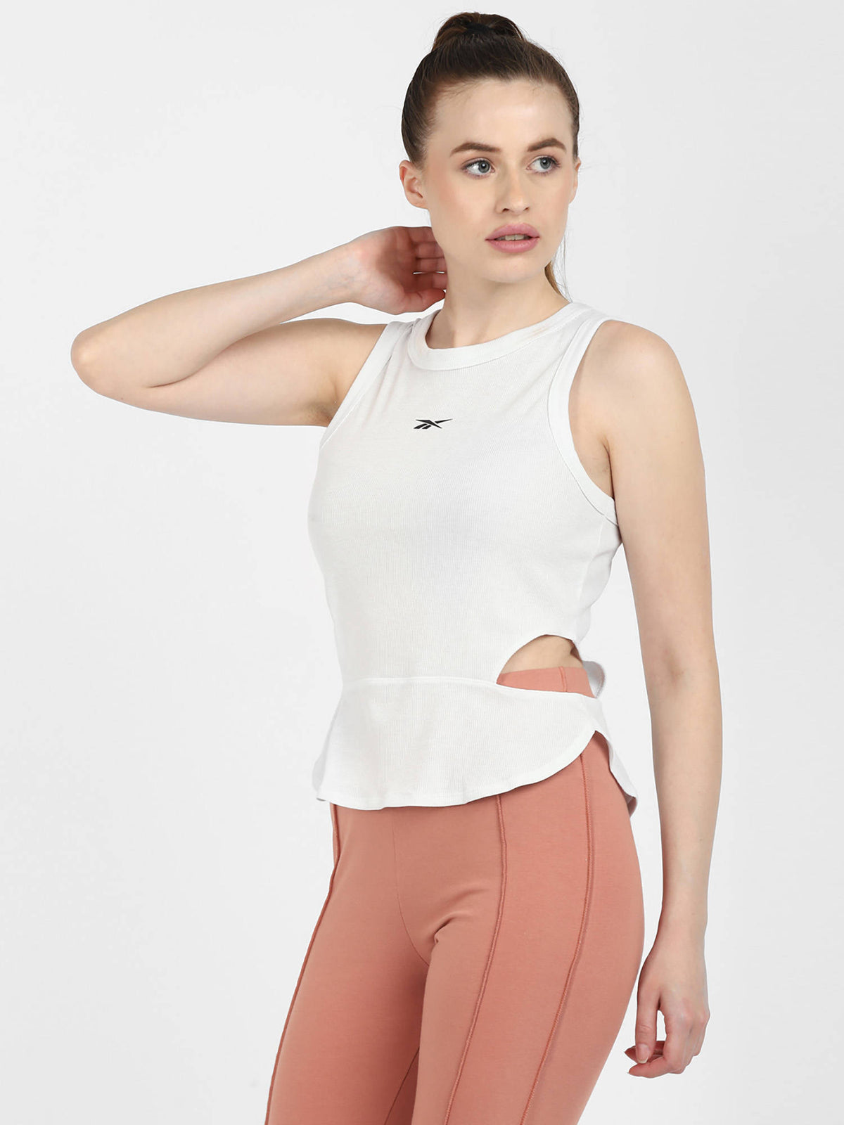 Ts Cut Out Tank - Ars Grey Training Top | TT89 - view 2