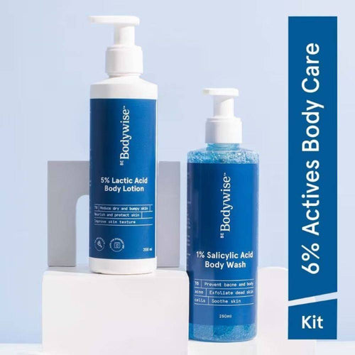 1% Salicylic Acid Body Wash + 5% Lactic Acid Body Lotion - Helps Prevent Body Acne | BWS9 - view 1
