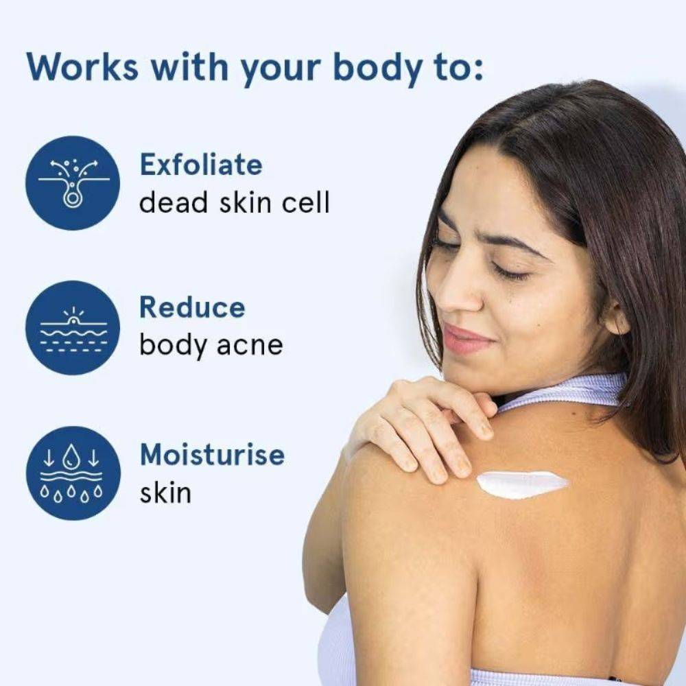 1% Salicylic Acid Body Wash + 5% Lactic Acid Body Lotion - Helps Prevent Body Acne | BWS9 - view 2