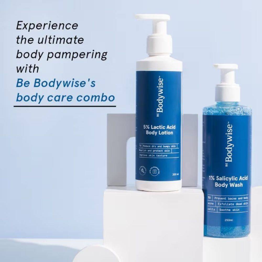 1% Salicylic Acid Body Wash + 5% Lactic Acid Body Lotion - Helps Prevent Body Acne | BWS9 - view 6