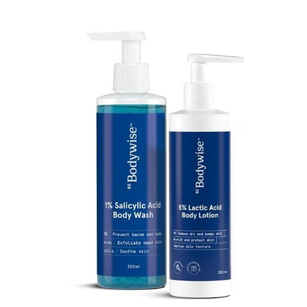 1% Salicylic Acid Body Wash + 5% Lactic Acid Body Lotion - Helps Prevent Body Acne | BWS9 - view 10