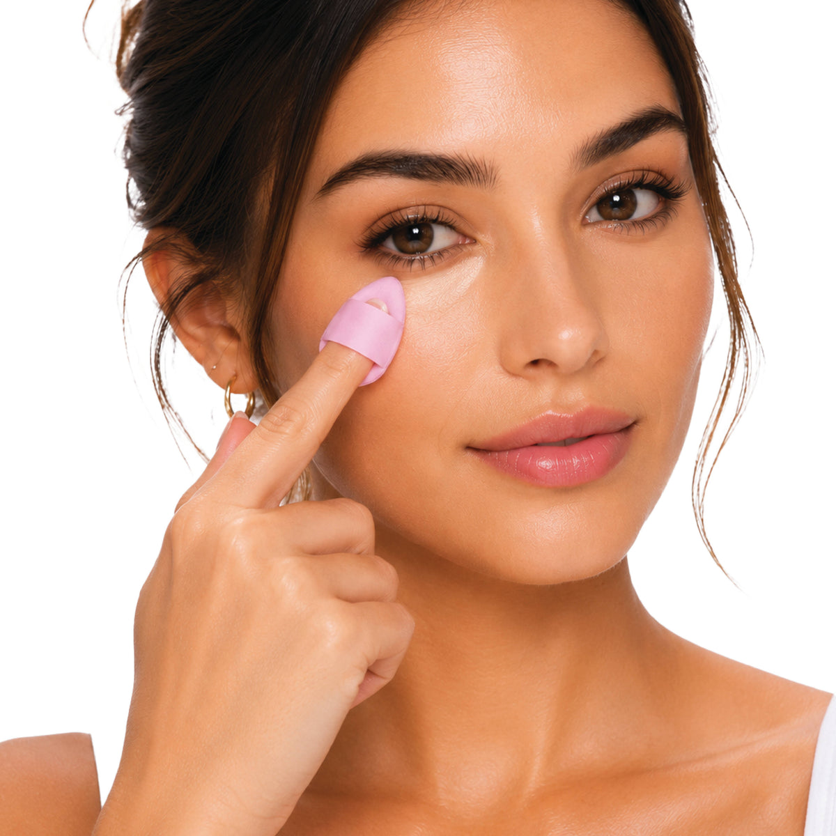 Mini Makeup Puffs - Pack Of 2 Finger Sized Cushion Applicator Beauty Blender Sponges | C83 - view 3