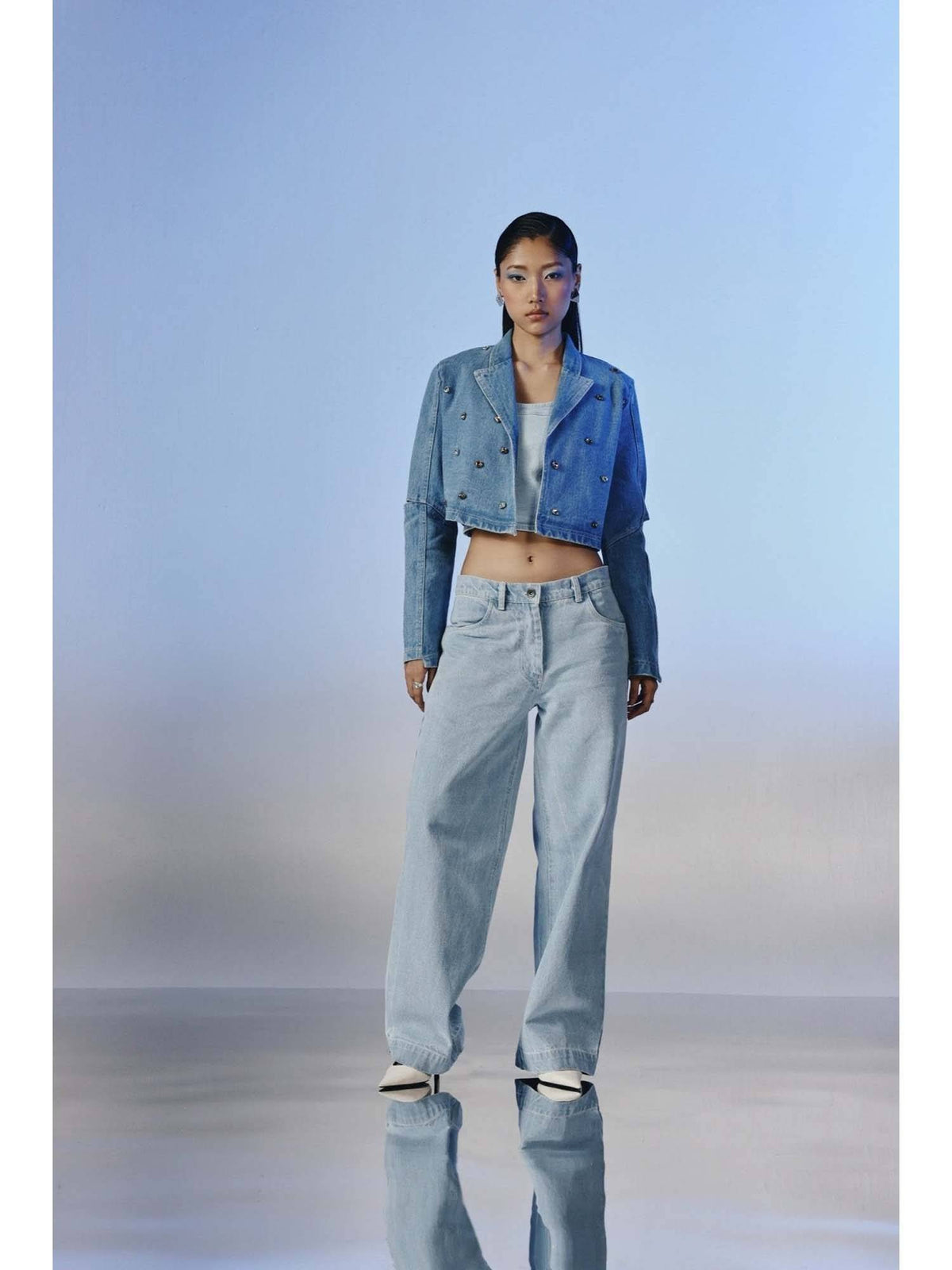Flow Wide Leg Jeans | RF89 - view 4