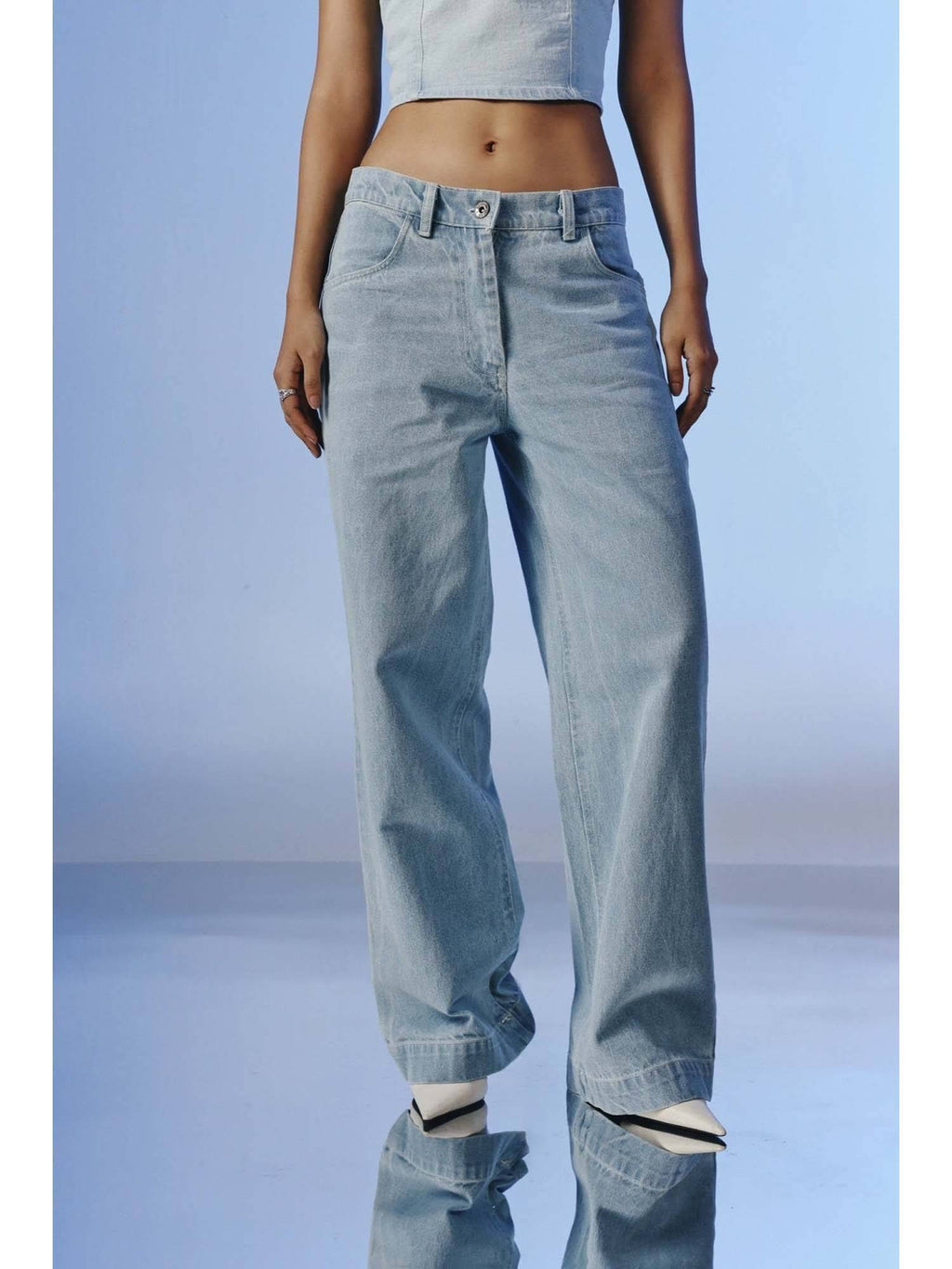 Flow Wide Leg Jeans | RF89 - view 3