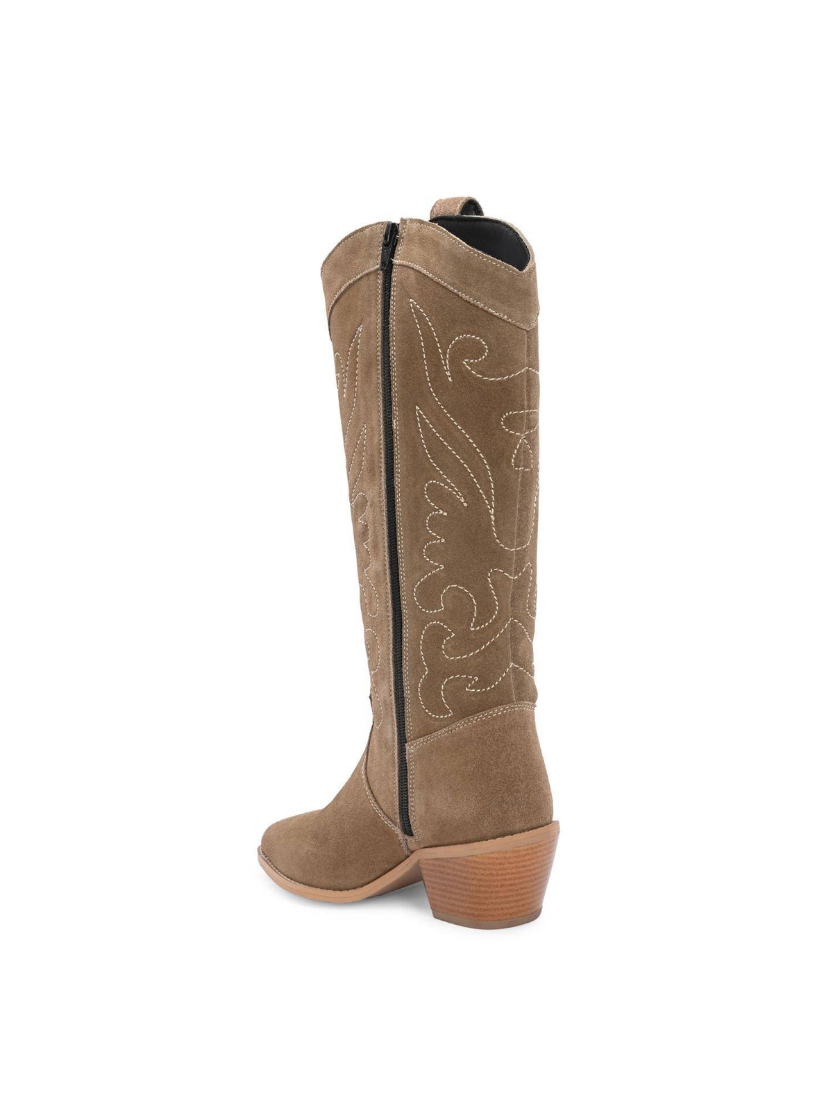 Women Beige Suede Leather Casual Boots | BT61 - view 3