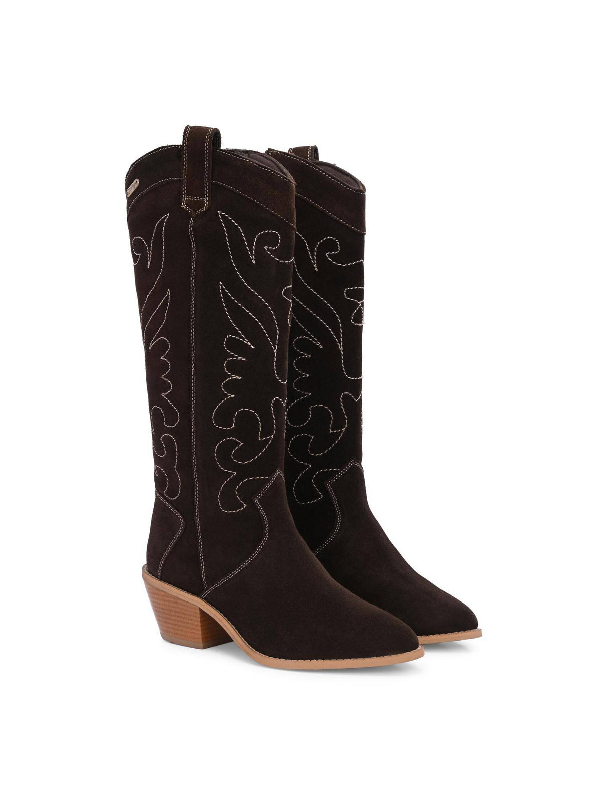 Women Beige Suede Leather Casual Boots | BT61 - view 9