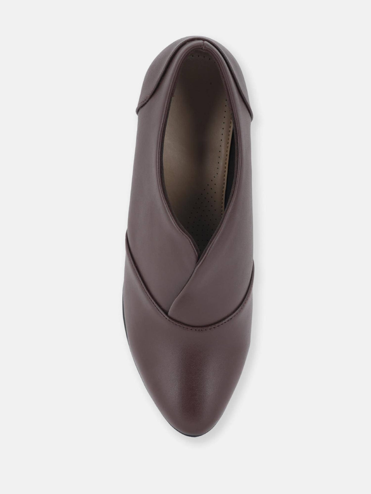 Women Comfortable Pump Heels - Brown | H78 - view 6