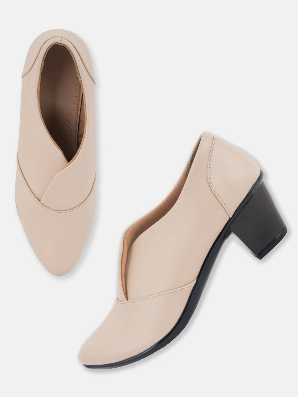 Women Comfortable Pump Heels - Brown | H78 - view 18