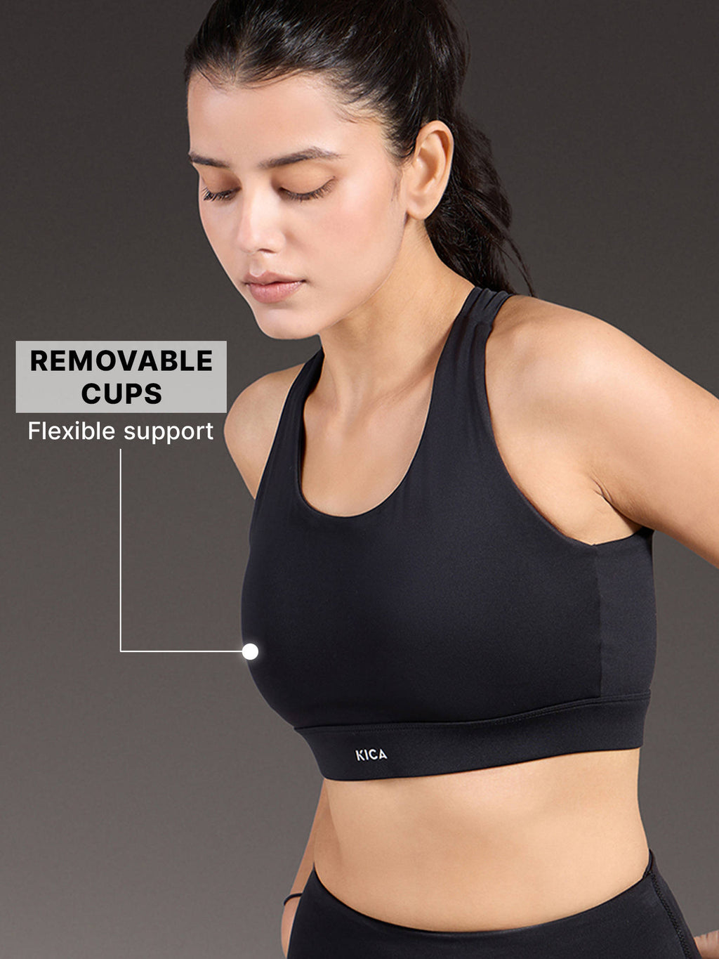 Luxe Crostini Full Coverage And High-Impact Sports Bra For Gym | sb09 - view 14