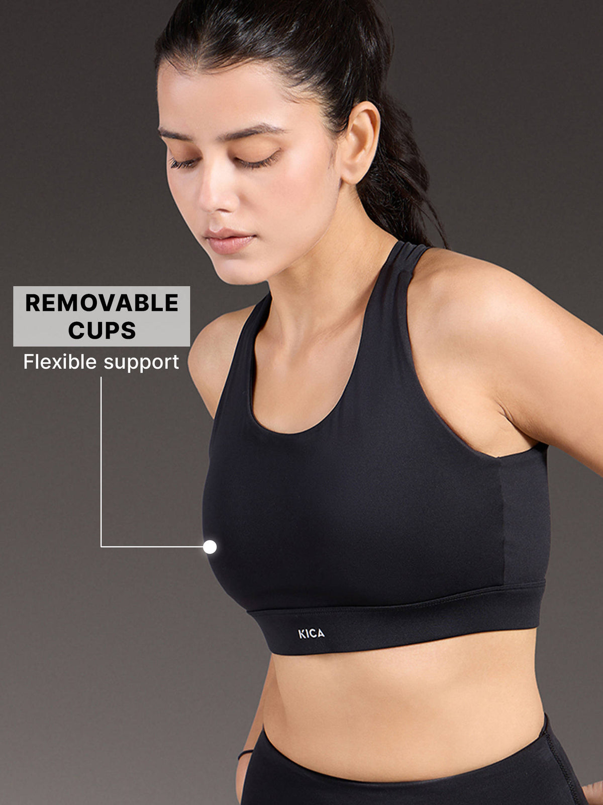 Luxe Crostini Full Coverage And High-Impact Sports Bra For Gym | sb09 - view 14