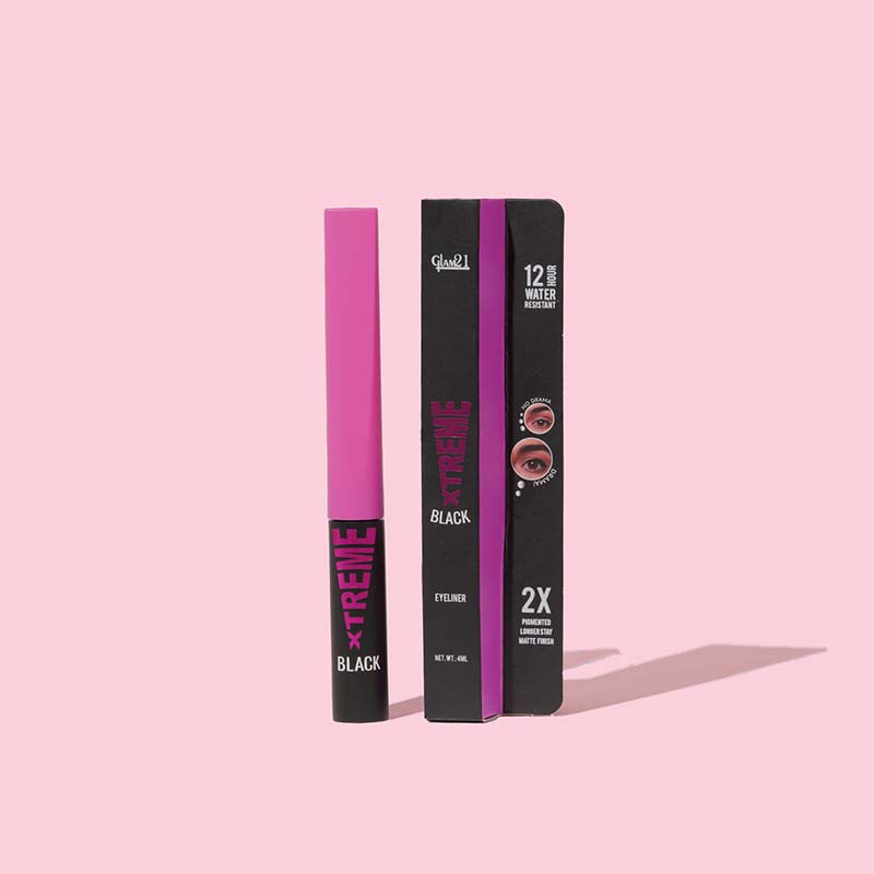 Xtreme Black Eyeliner Smudge Proof Matte Formula - Black | E20 - view 7