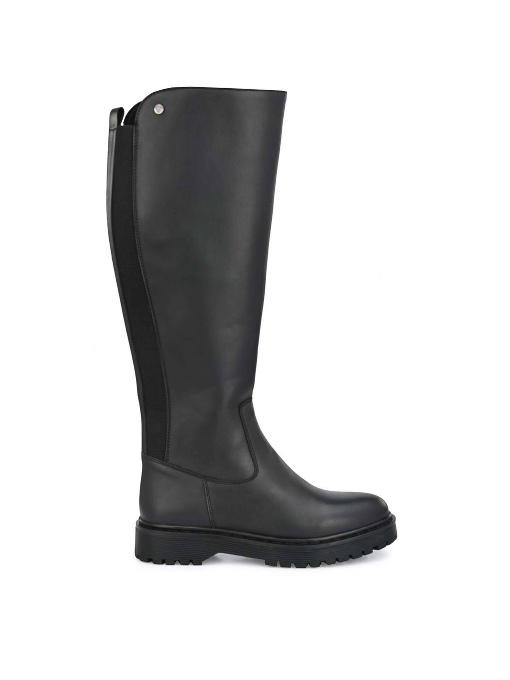 Black Solid Knee Boots | BT61 - view 3