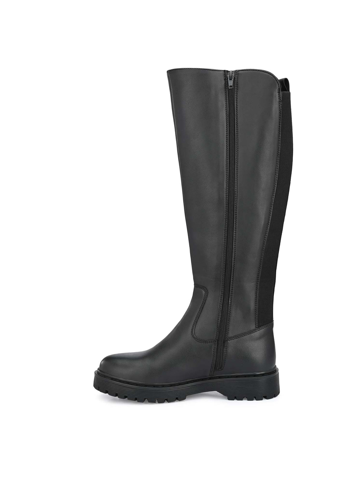 Black Solid Knee Boots | BT61 - view 5